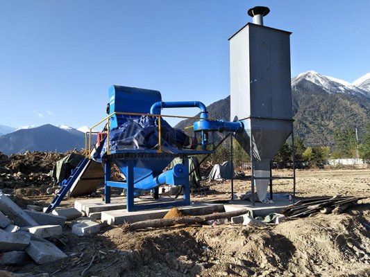 木材粉碎機處理后的木樹枝粉碎機廠家屑可以進行再加工或銷售